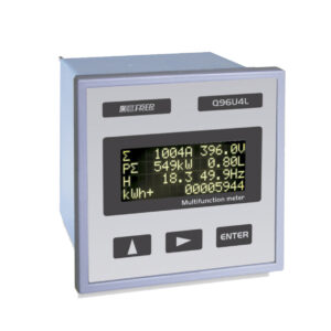 Analizador de alta precisión LCD con medida de THD y comunicación RS485